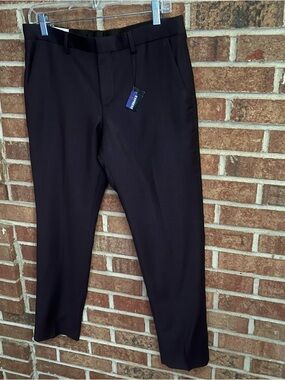 Express Men 29x30 Slim Conscious Edit Pants Chino Flat Straight Dark Purple NWT